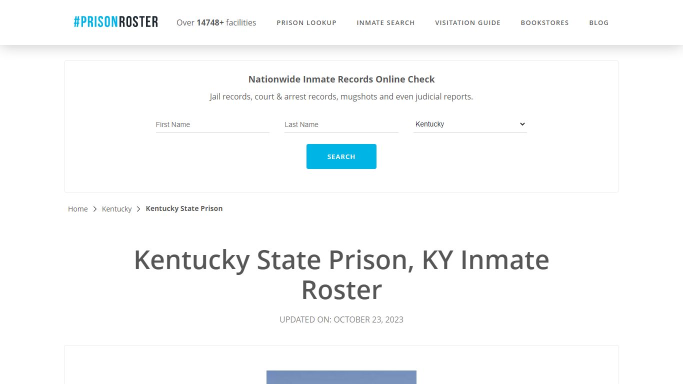 Kentucky State Prison, KY Inmate Roster - Prisonroster